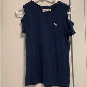 abercrombie kids cold shoulder t-shirt